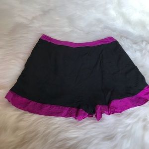 Black And Purple Skirt